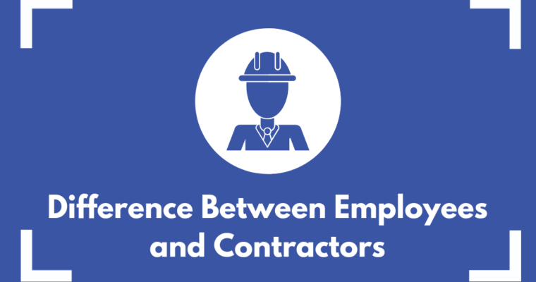 Difference between Employee and Contractor