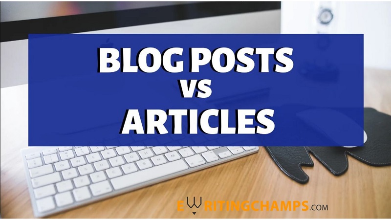 Writing an Article vs. Writing a Blog Post