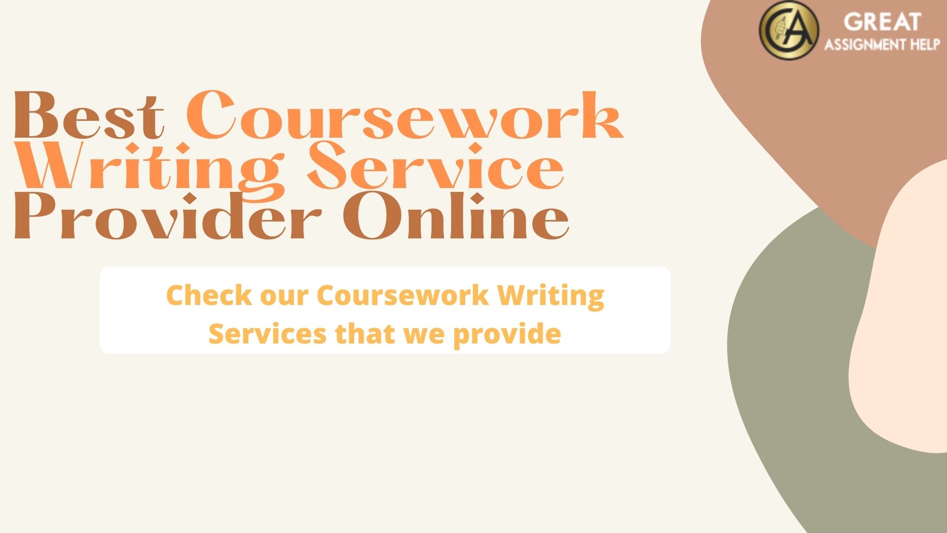 The Best Coursework Writing Service Provider Online