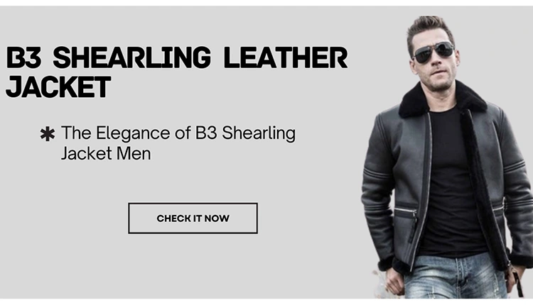 LIVE YOUR DREAM THIS COMING WINTER  WITH YOUR FAVORITE MEN’S SHEARLING AVIATOR JACKET