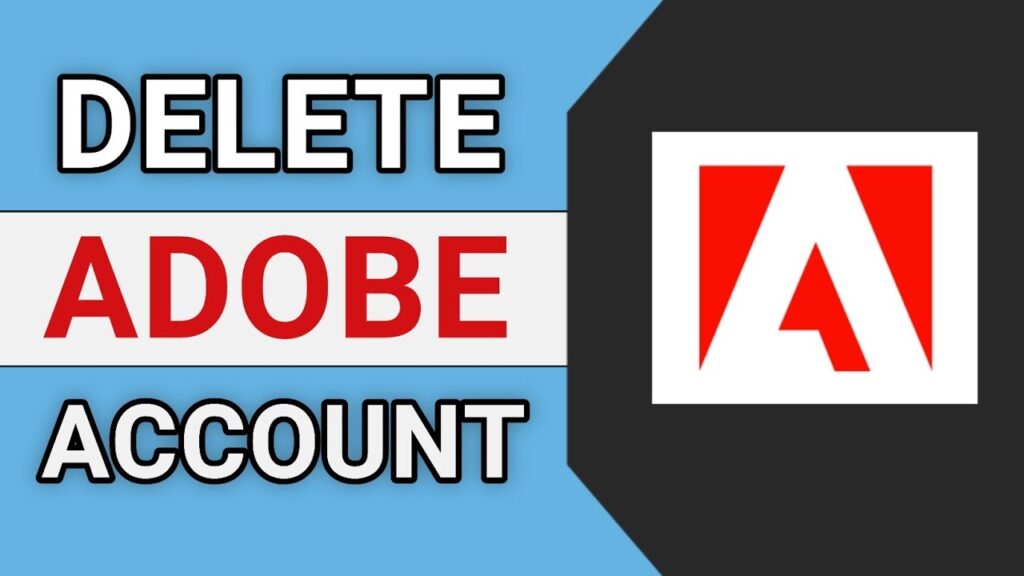 adobe account delete