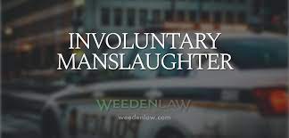 involuntary manslaughter