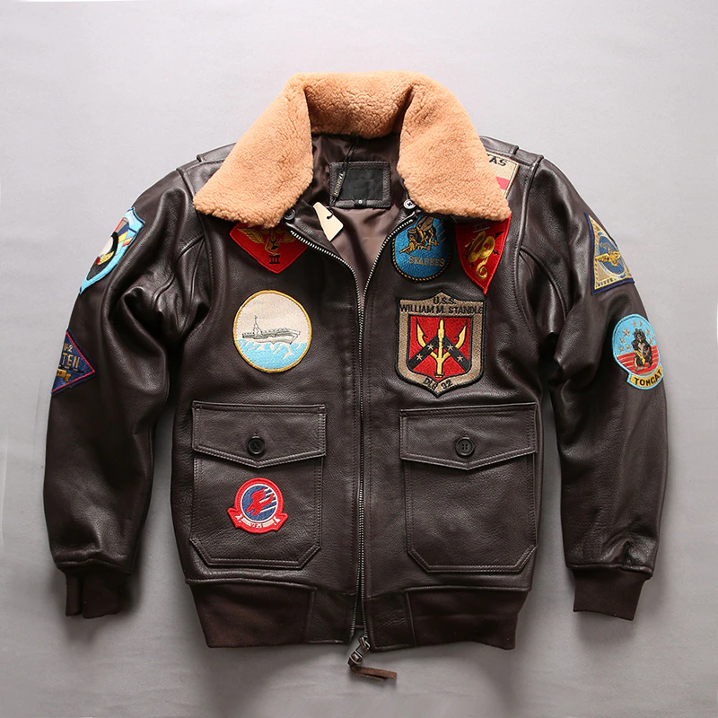 What is the tom cruise Top Gun jacket patches?