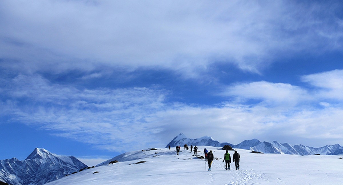 The famous Snow trek of India