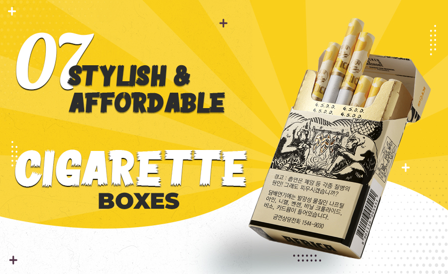 7 Stylish & Affordable Custom Cigarette Boxes