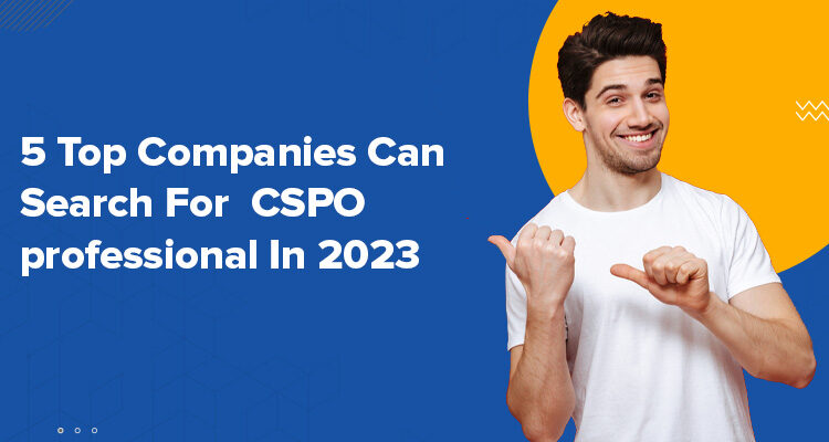 5 Top Companies Can  Search For  CSPO professional In 2023