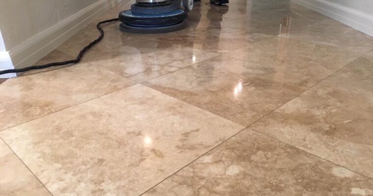 How to Clean Travertine Stone Flooring