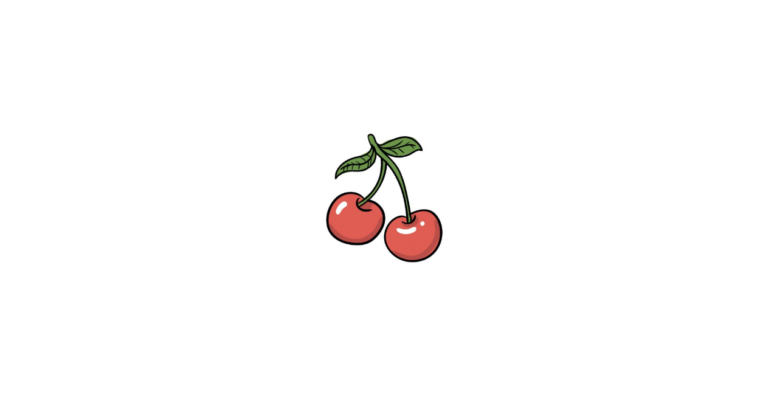 How to Draw A Cherry Easily