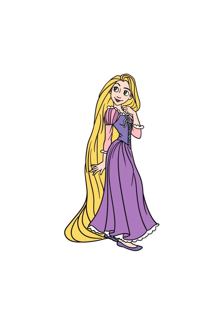 How To Draw Rapunzel