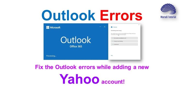 What can I do if there something went wrong outlook?