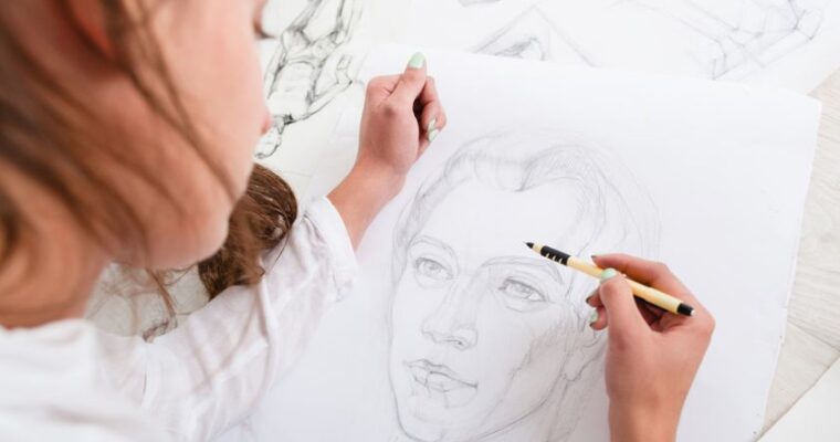 Tips for drawing portraits in pencil – shading