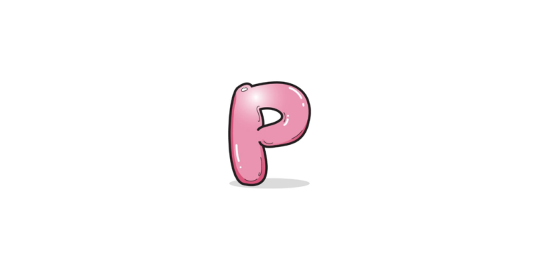 How to Draw A Bubble Letter P Easily