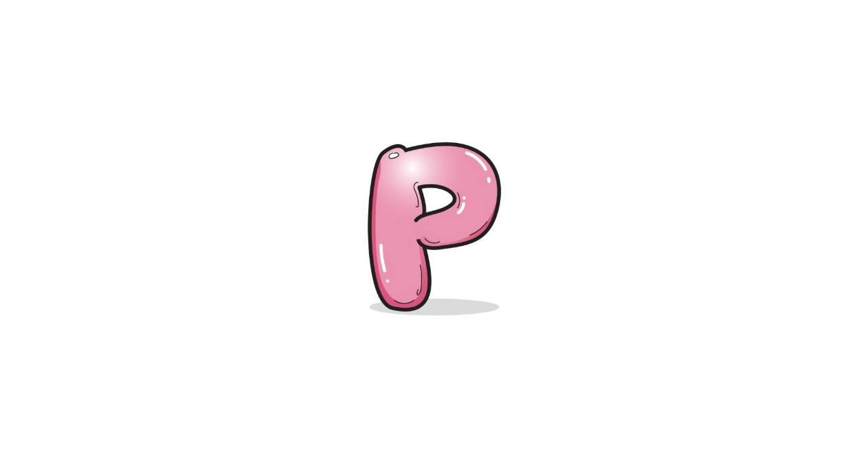 Draw A Bubble Letter P