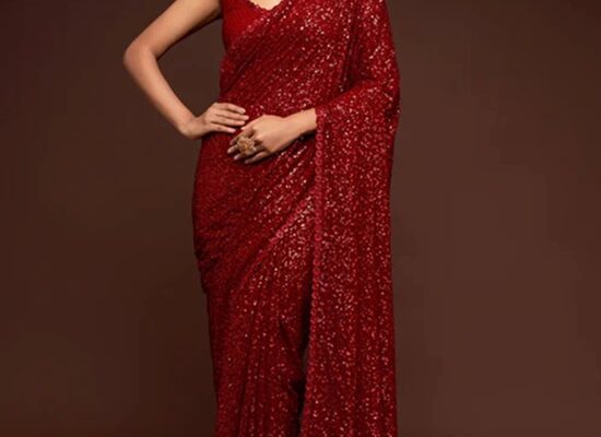 Sequence Saree: A Shimmering Delight in Indian Fashion